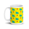 Load image into Gallery viewer, White glossy mug Tolerance Cat Pattern Personalized